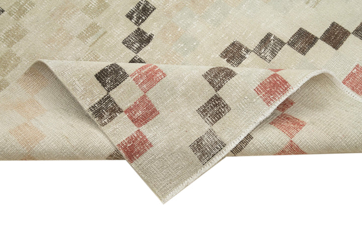 5x9 Beige Bohemian Rug  - 33194