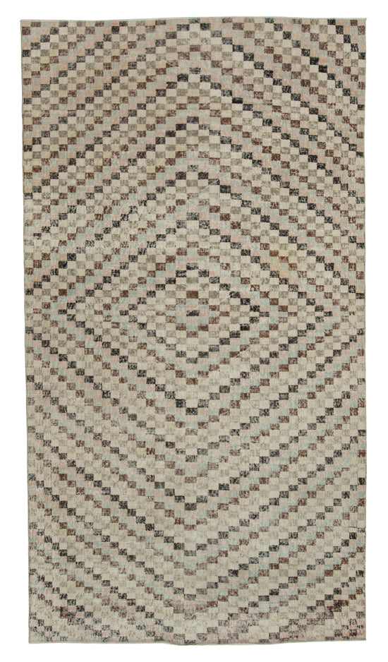 5x10 Beige Bohemian Rug  - 33197