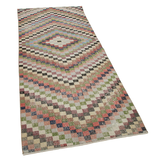 3x8 Multicolor Bohemian Runner Rug - 33201