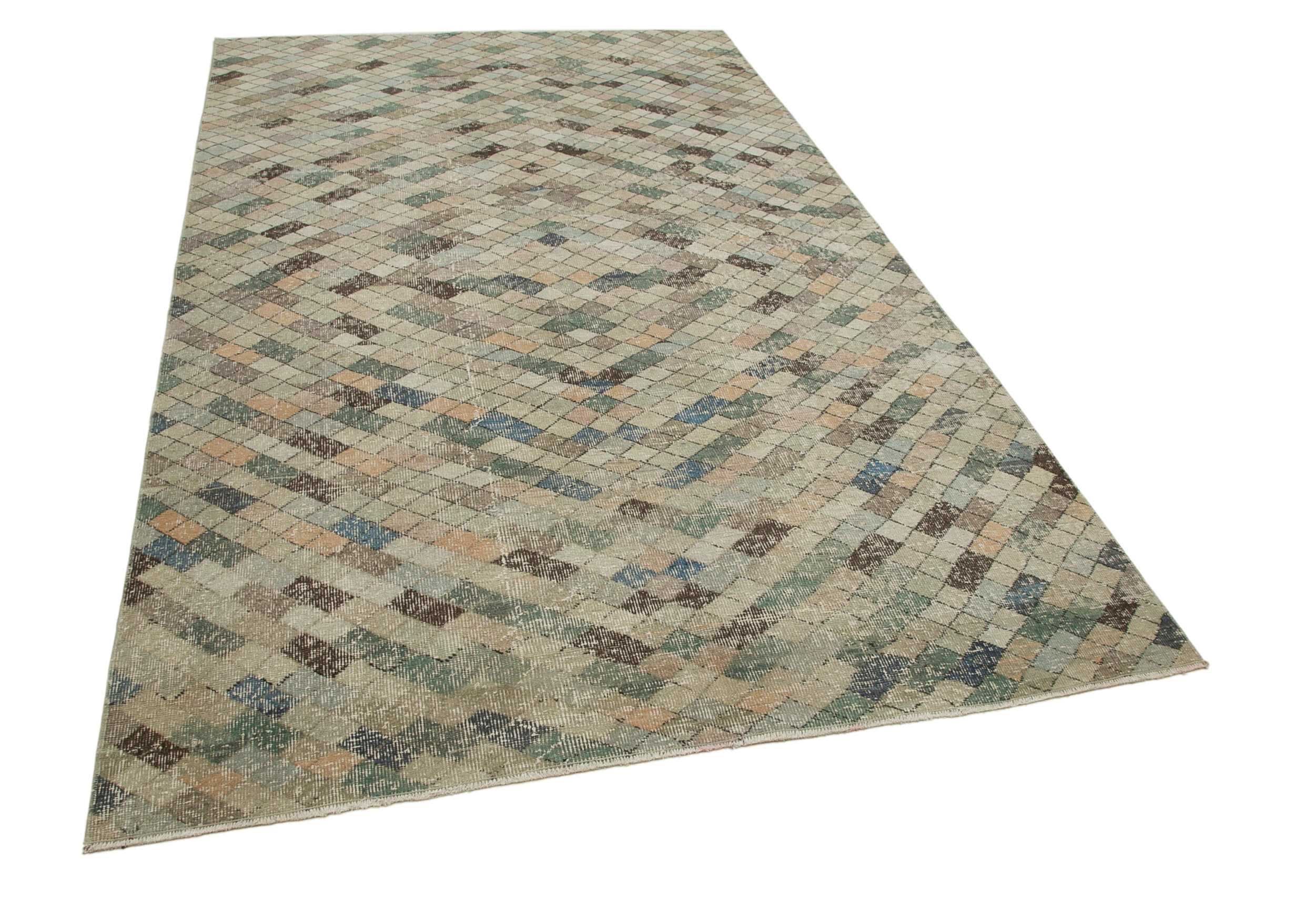 5x9 Multicolor Bohemian Rug  - 33202