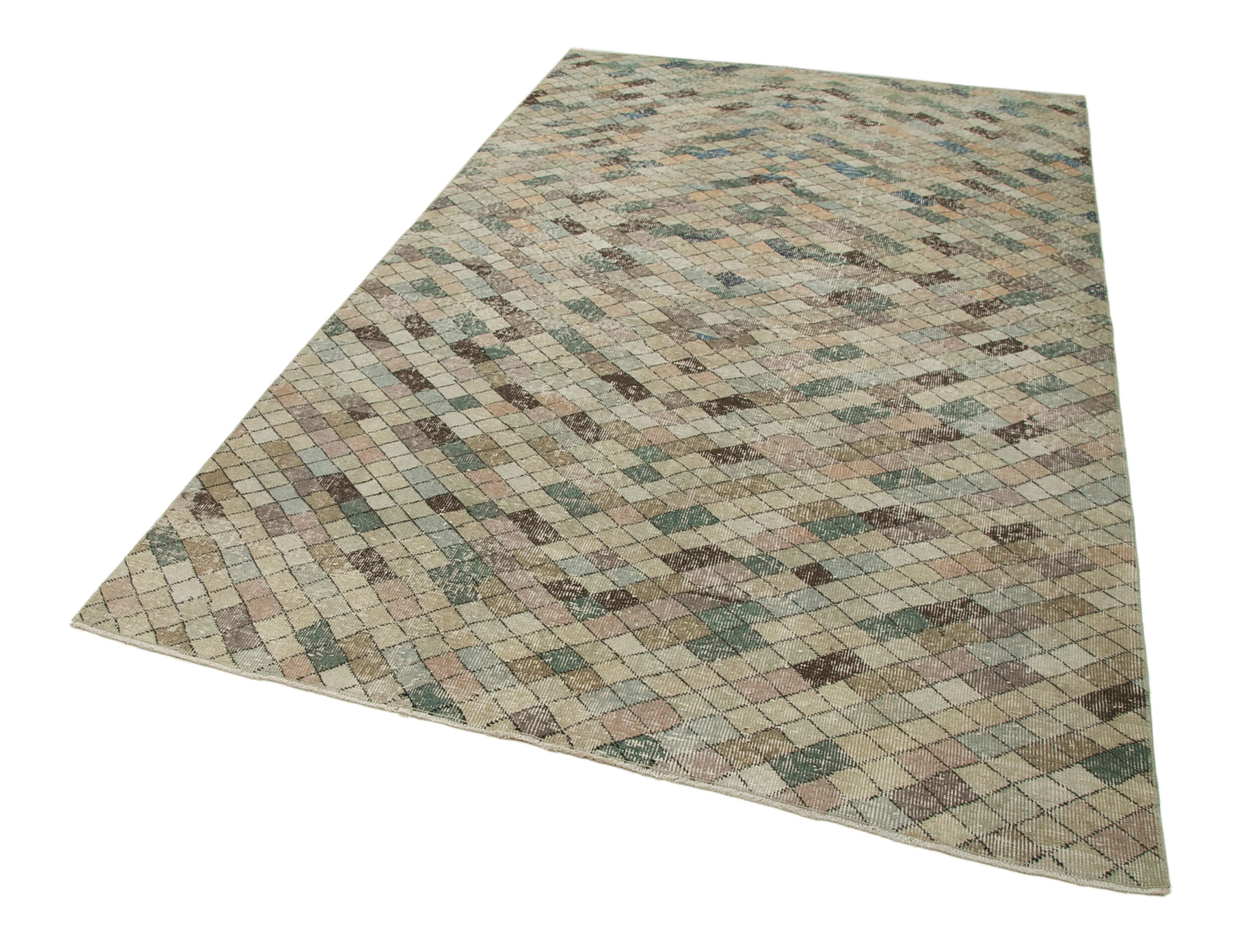 5x9 Multicolor Bohemian Rug  - 33202