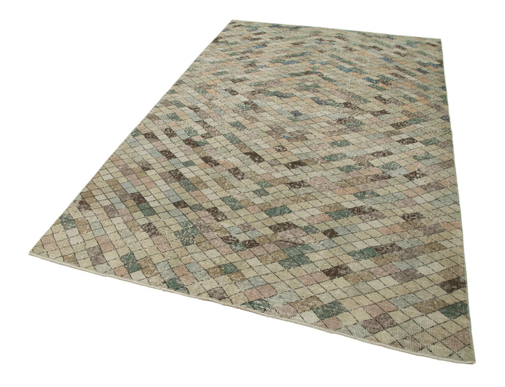 5x9 Multicolor Bohemian Rug  - 33202