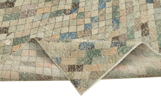 5x9 Multicolor Bohemian Rug  - 33202