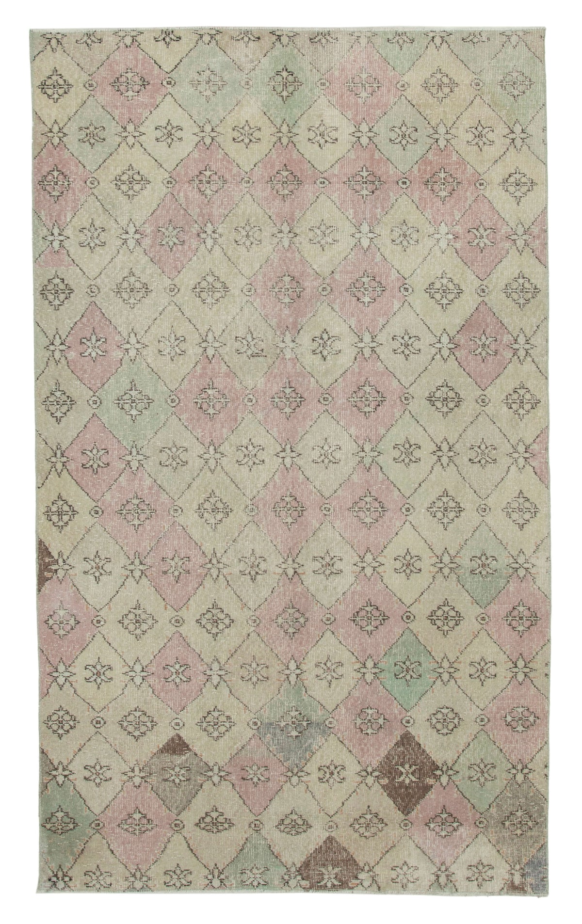 5x8 Multicolor Bohemian Rug  - 33209
