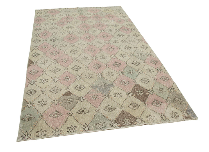 5x8 Multicolor Bohemian Rug  - 33209