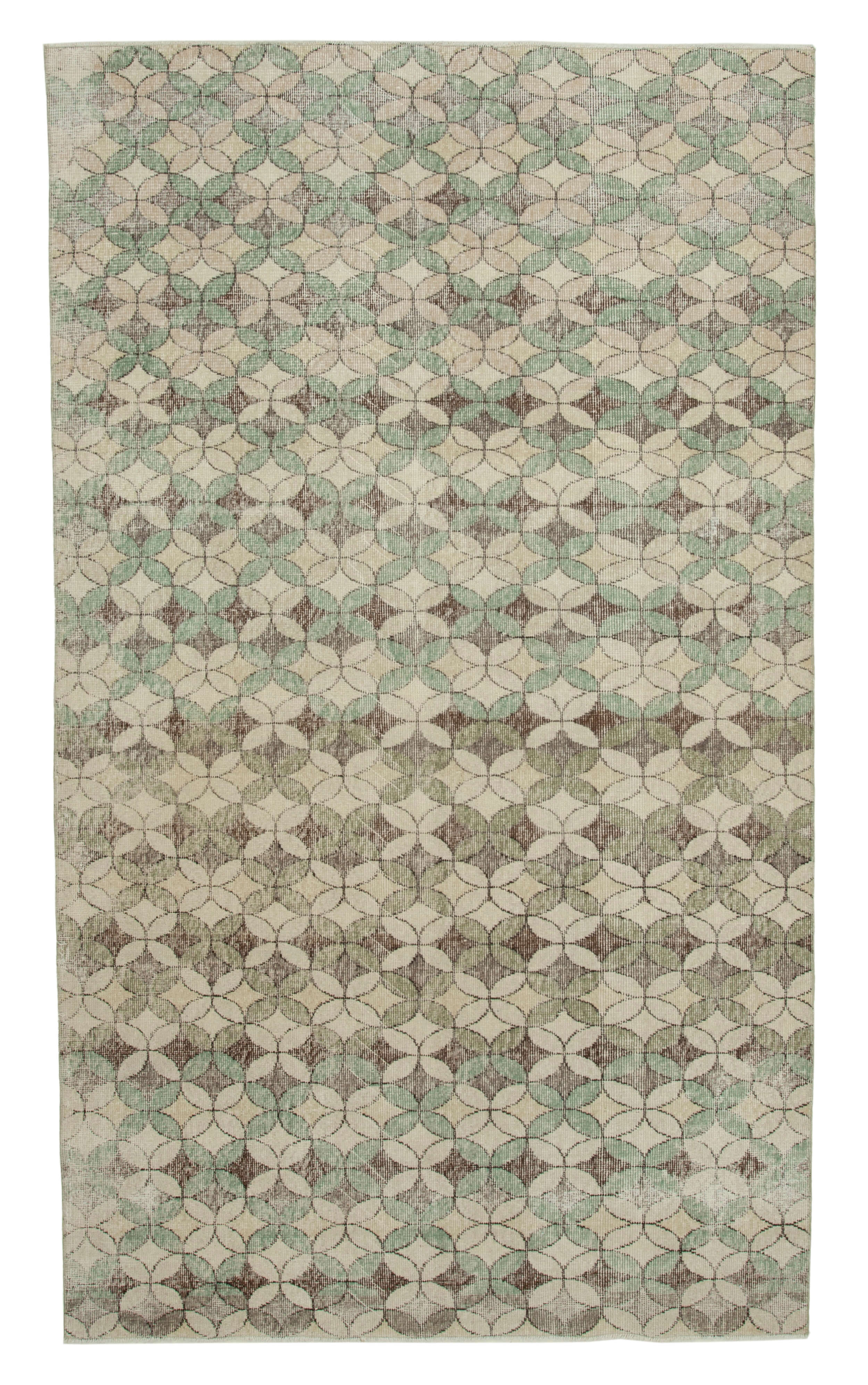 5x9 Multicolor Bohemian Rug  - 33223