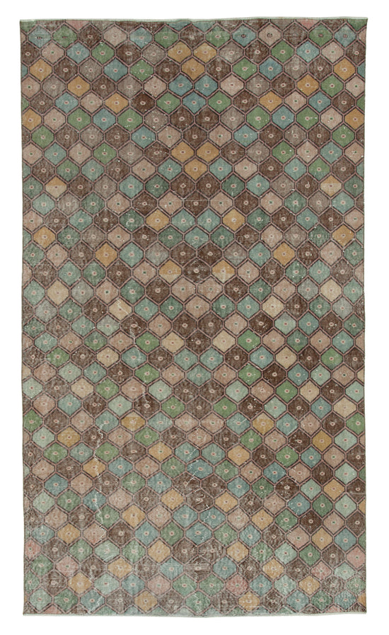 6x10 Multicolor Bohemian Rug  - 33226