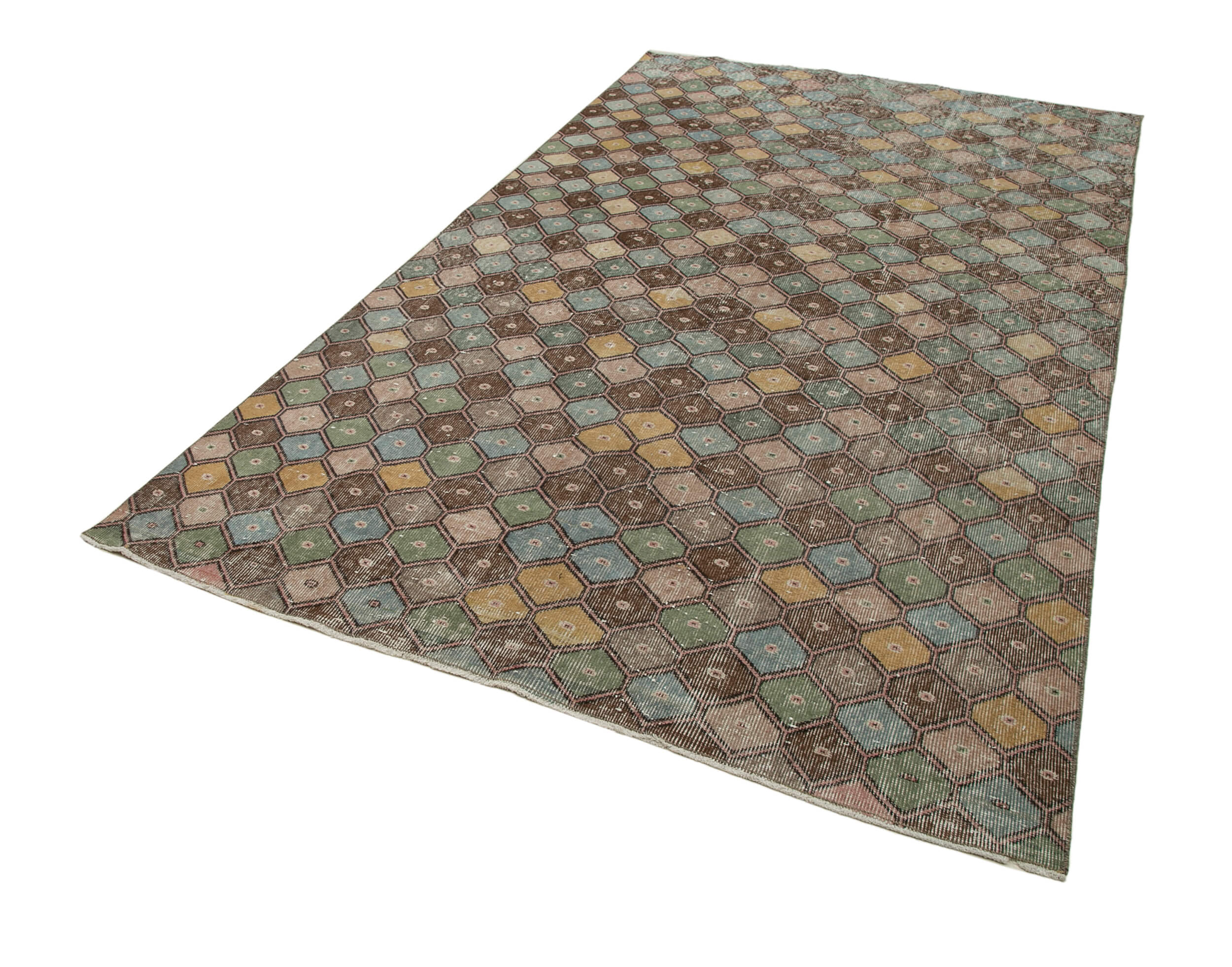 6x10 Multicolor Bohemian Rug  - 33226