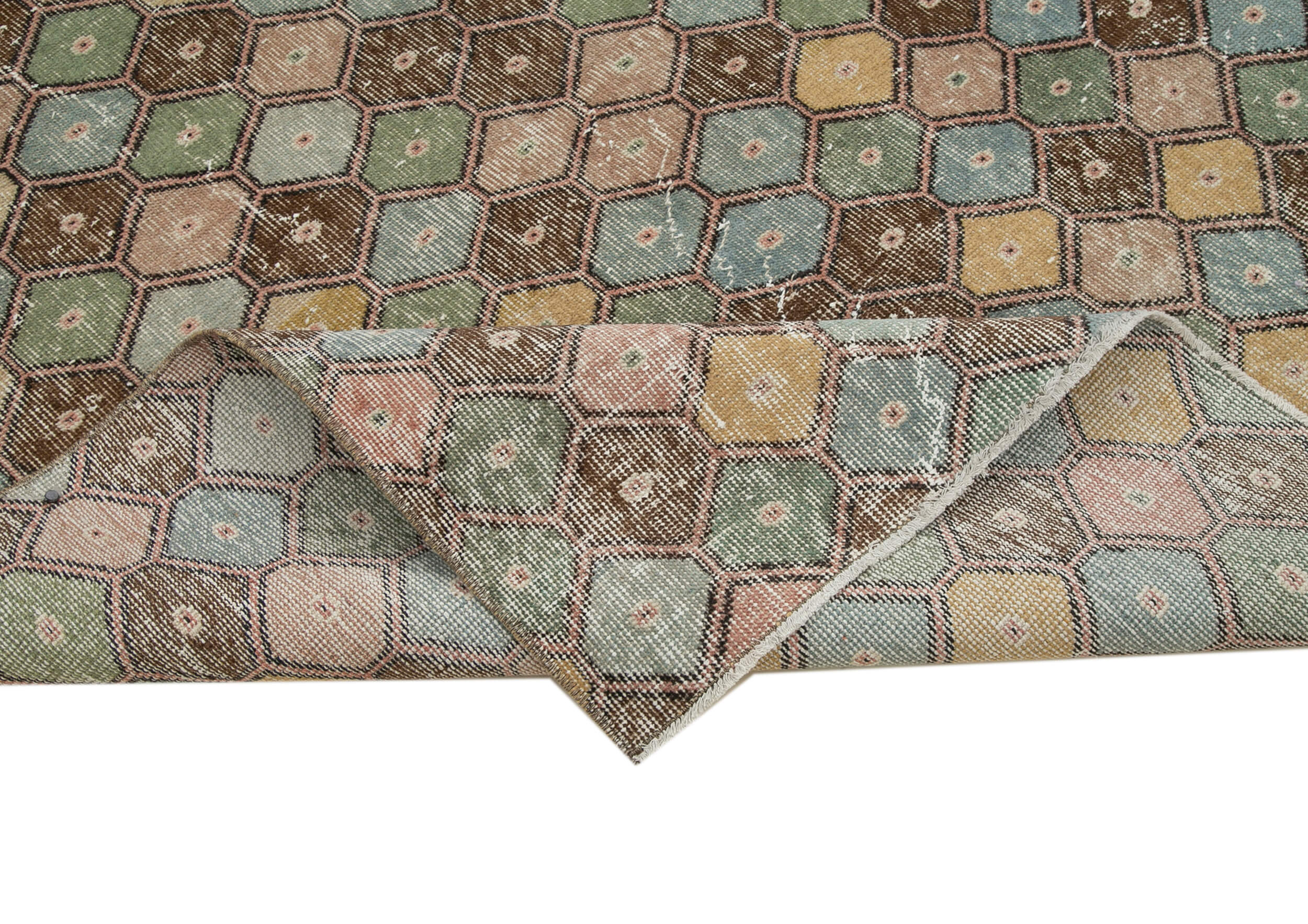 6x10 Multicolor Bohemian Rug  - 33226