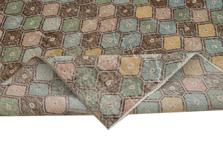 6x10 Multicolor Bohemian Rug  - 33226