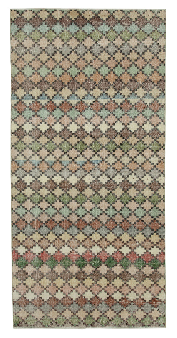 4x9 Multicolor Bohemian Rug  - 33242