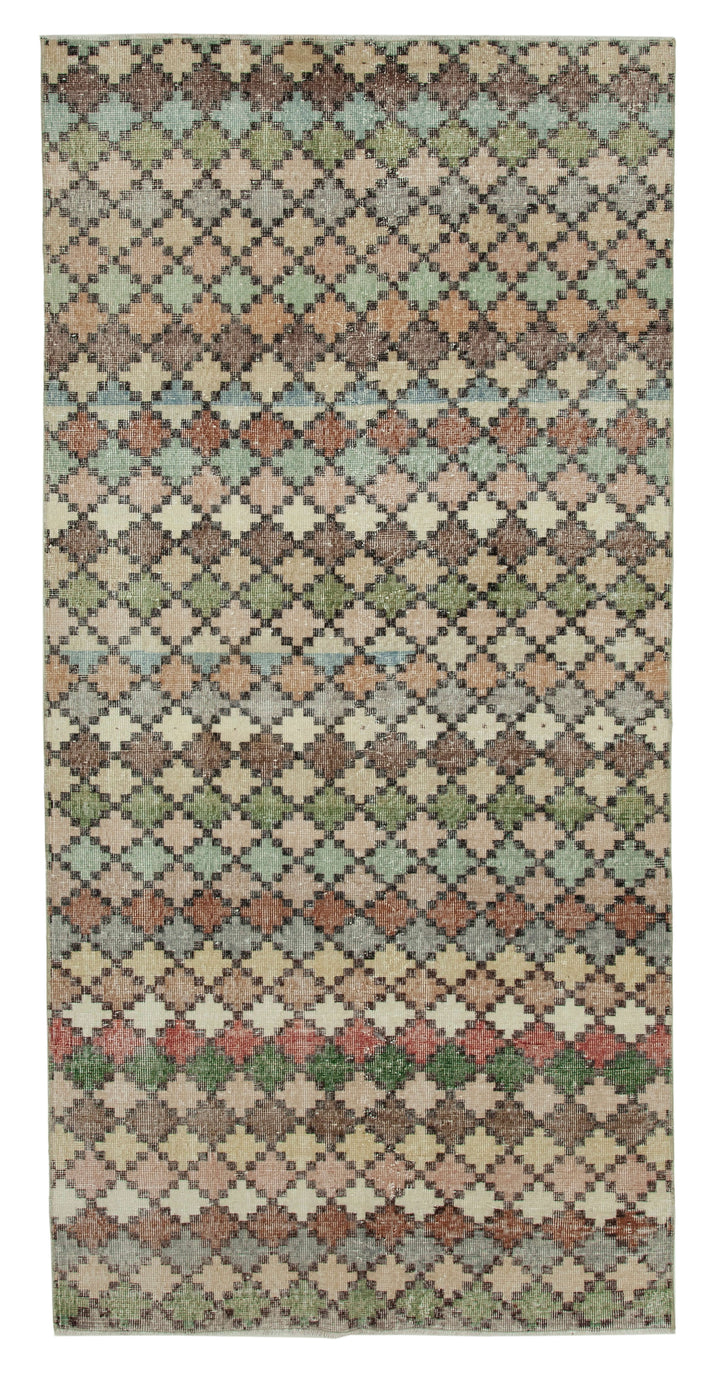 4x9 Multicolor Bohemian Rug  - 33242