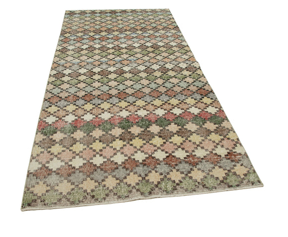 4x9 Multicolor Bohemian Rug  - 33242