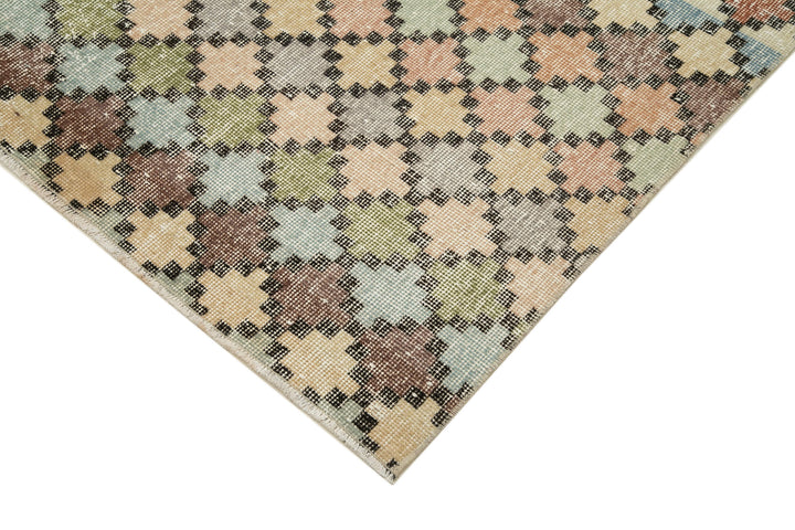 4x9 Multicolor Bohemian Rug  - 33242
