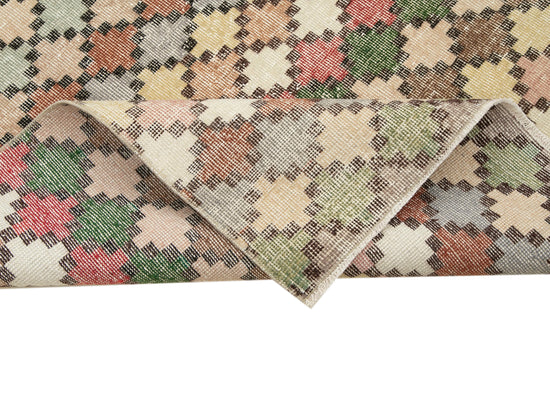 4x9 Multicolor Bohemian Rug  - 33242