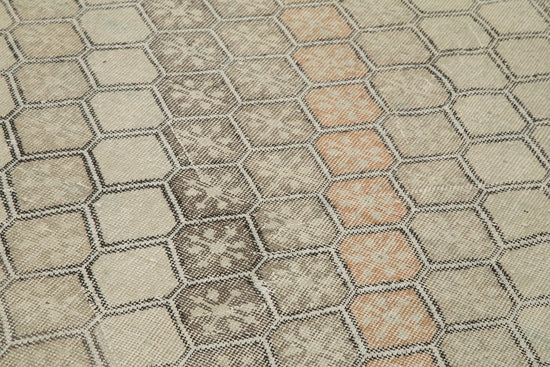 4x11 Beige Bohemian Runner Rug - 33249