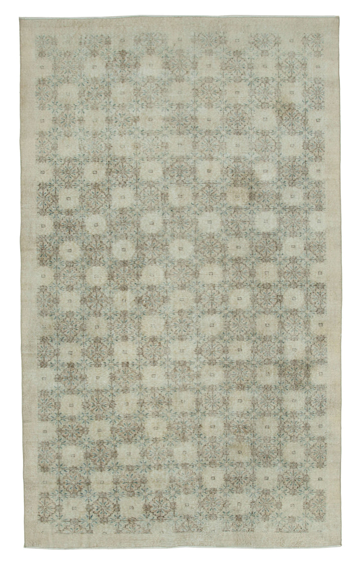 6x10 Beige Bohemian Rug  - 33254