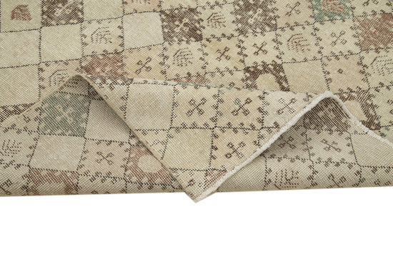 5x9 Beige Bohemian Rug  - 33257