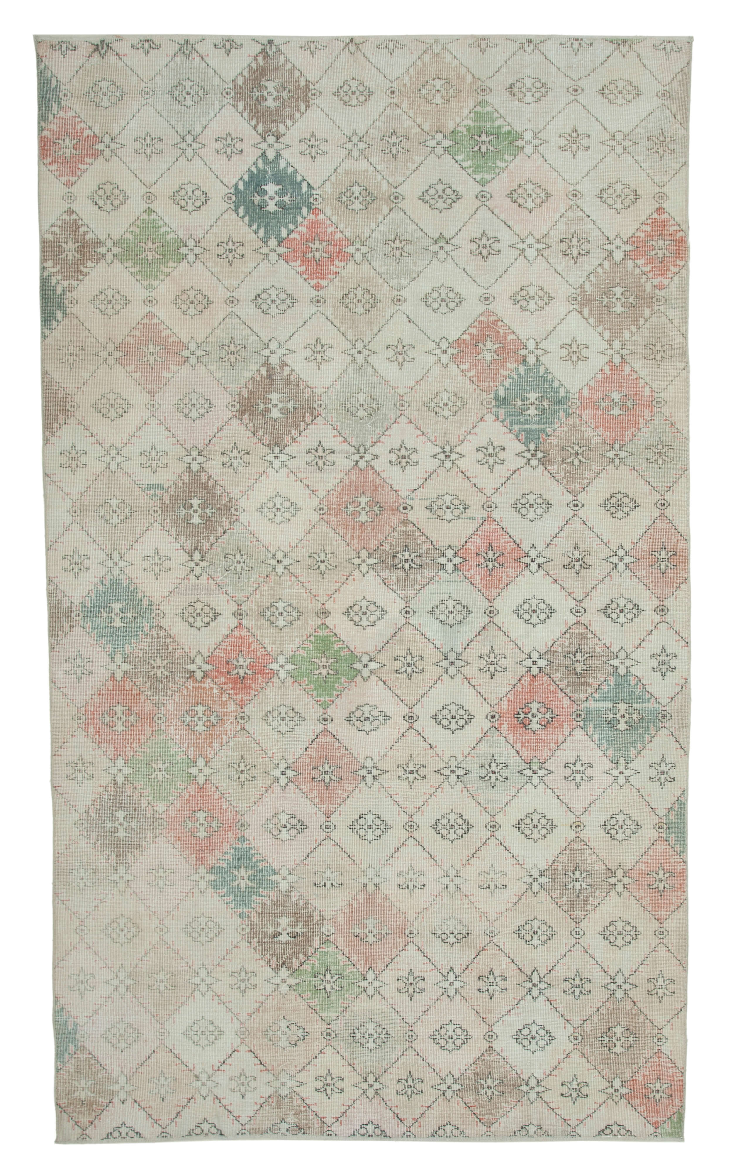 6x10 Beige Bohemian Rug  - 33258