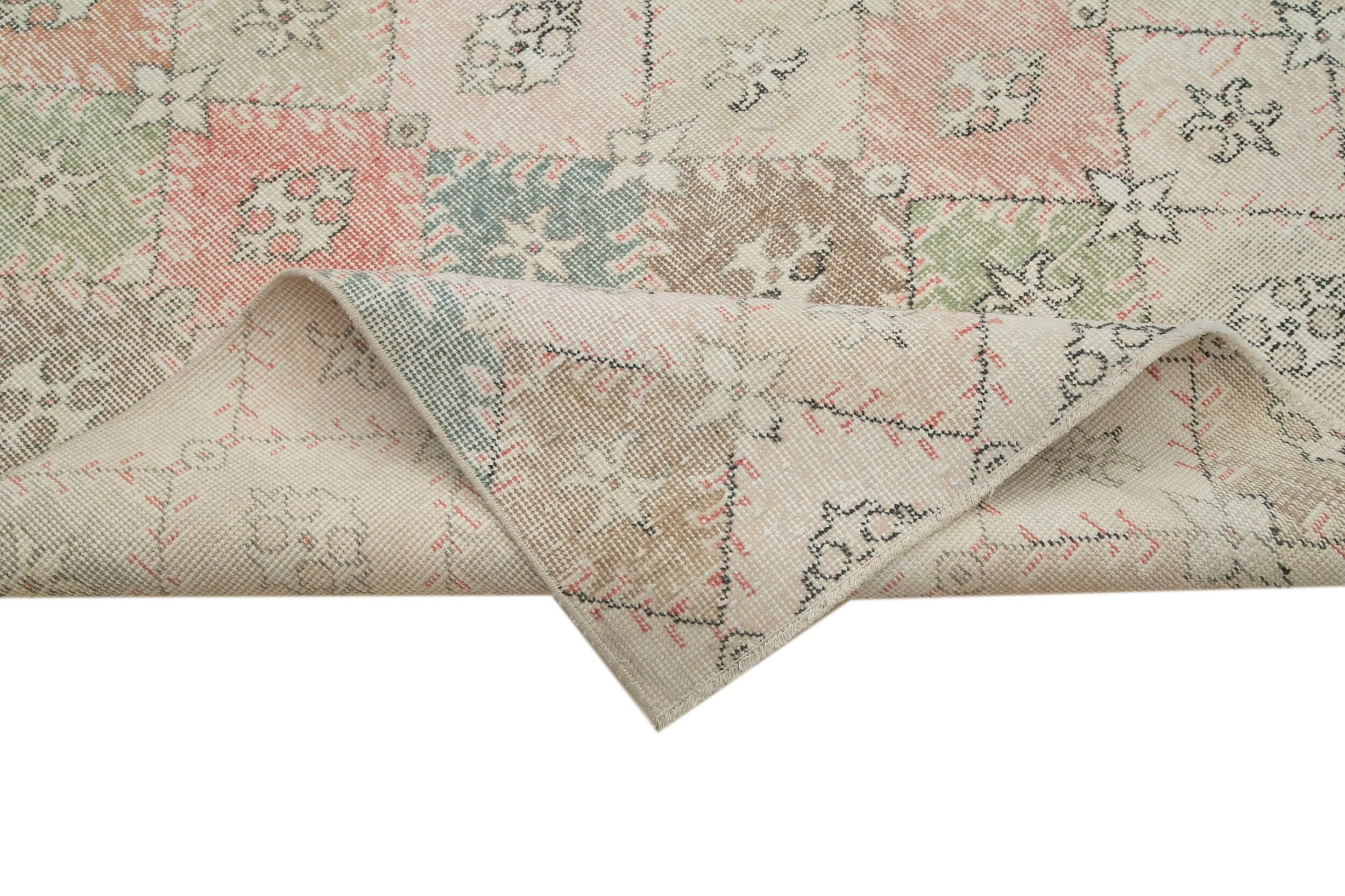 6x10 Beige Bohemian Rug  - 33258