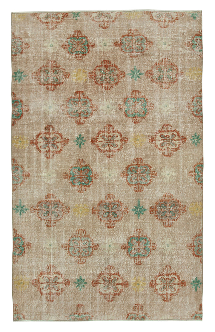 5x9 Multicolor Bohemian Rug  - 33259