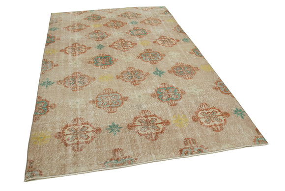 5x9 Multicolor Bohemian Rug  - 33259