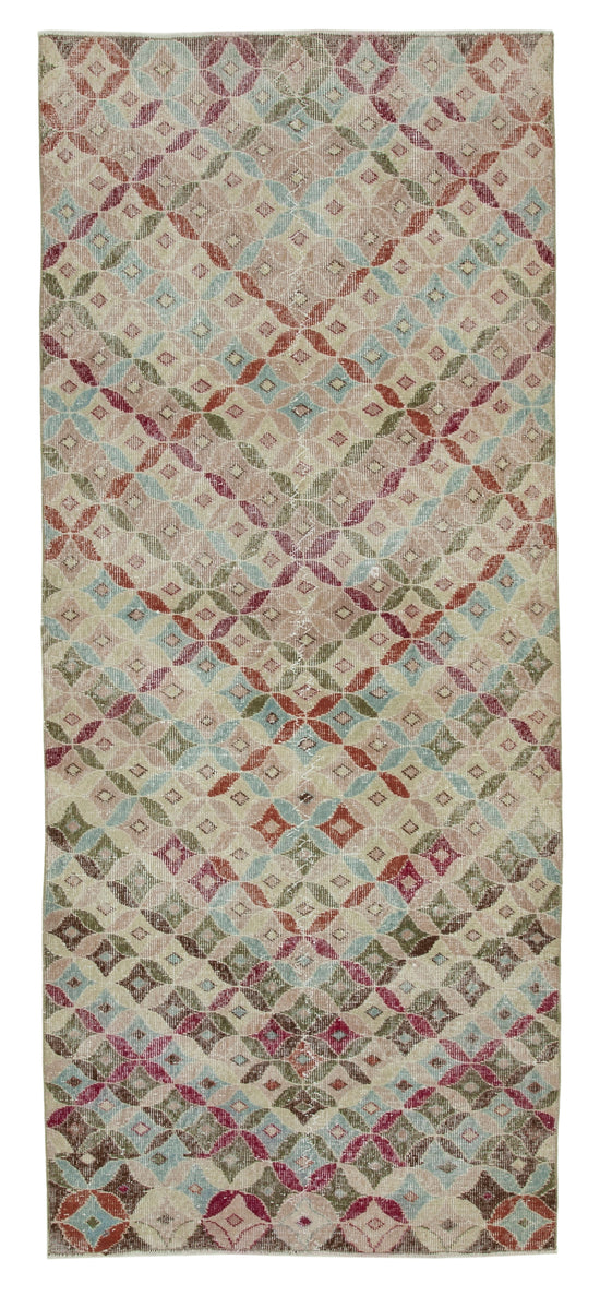 4x9 Multicolor Bohemian Runner Rug - 33260