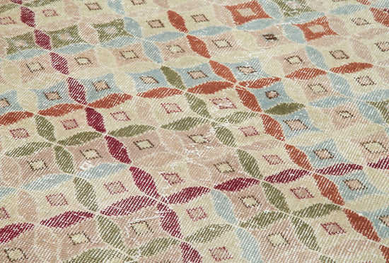 4x9 Multicolor Bohemian Runner Rug - 33260