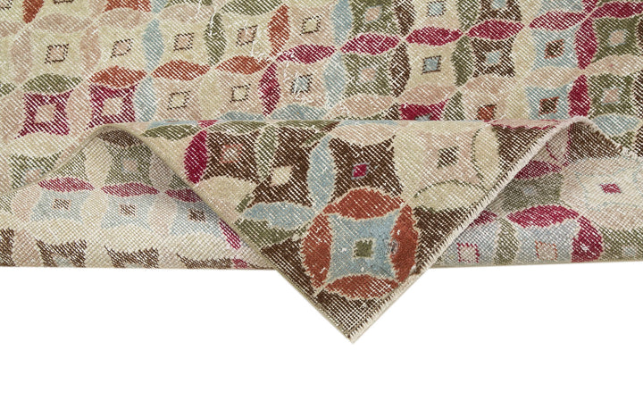 4x9 Multicolor Bohemian Runner Rug - 33260