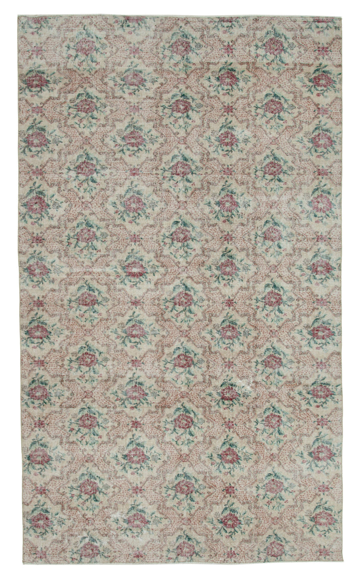 6x10 Beige Bohemian Rug  - 33261