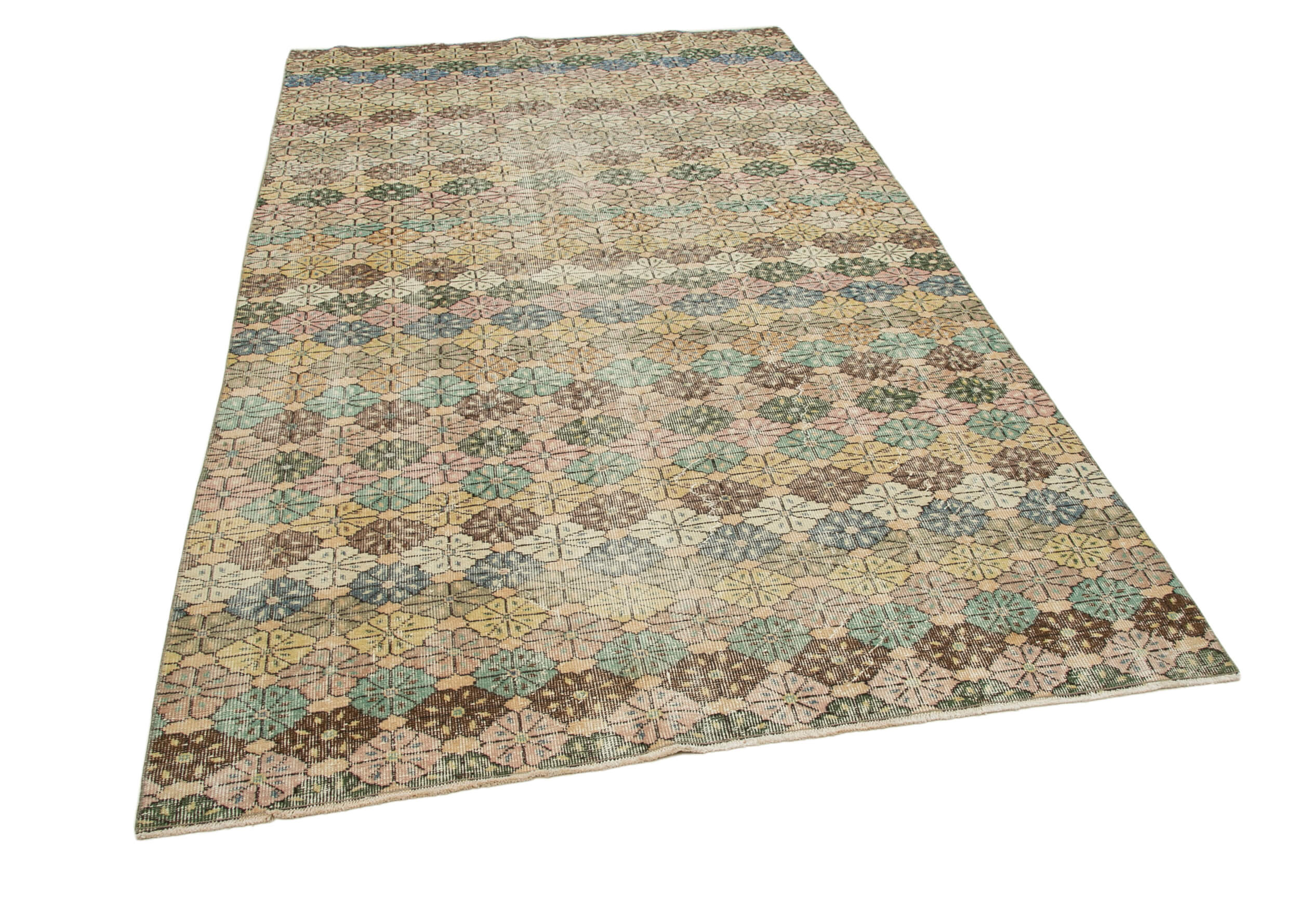 5x9 Multicolor Bohemian Rug  - 33268