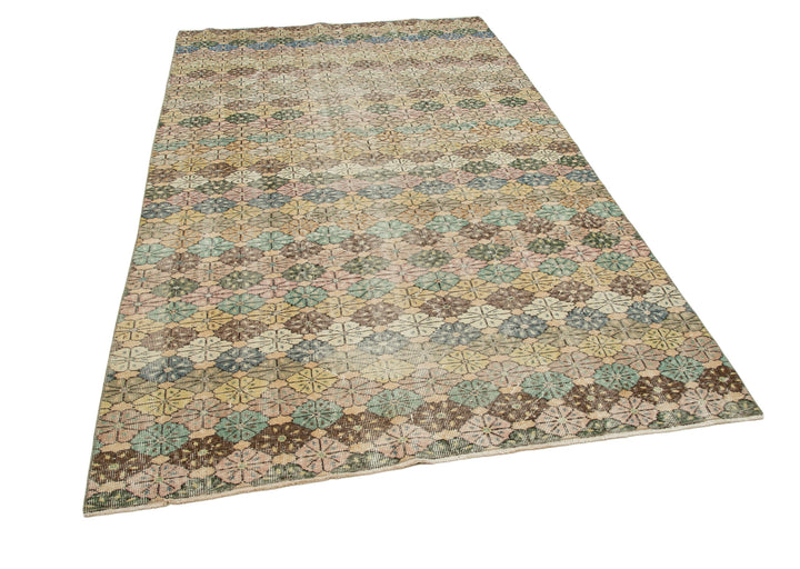 5x9 Multicolor Bohemian Rug  - 33268