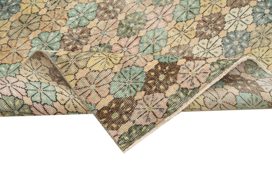 5x9 Multicolor Bohemian Rug  - 33268