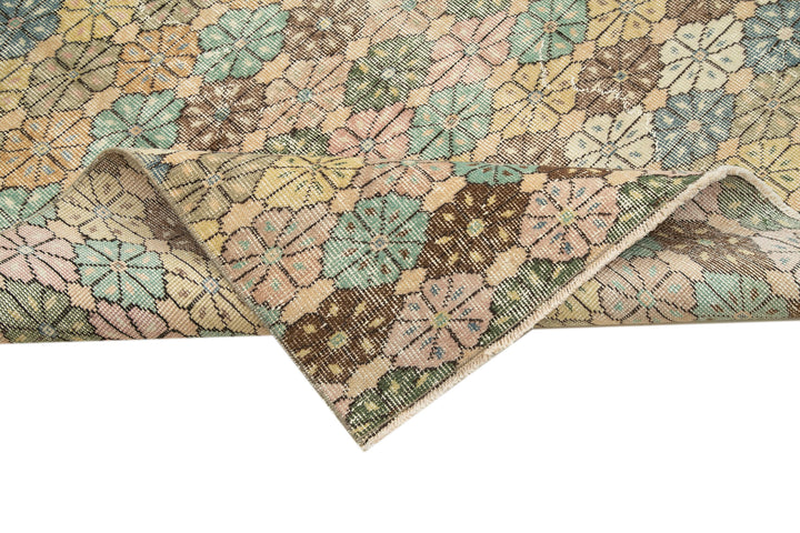 5x9 Multicolor Bohemian Rug  - 33268