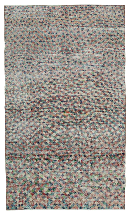 5x9 Multicolor Bohemian Rug  - 33269