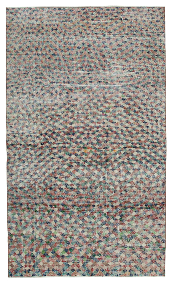 5x9 Multicolor Bohemian Rug  - 33269