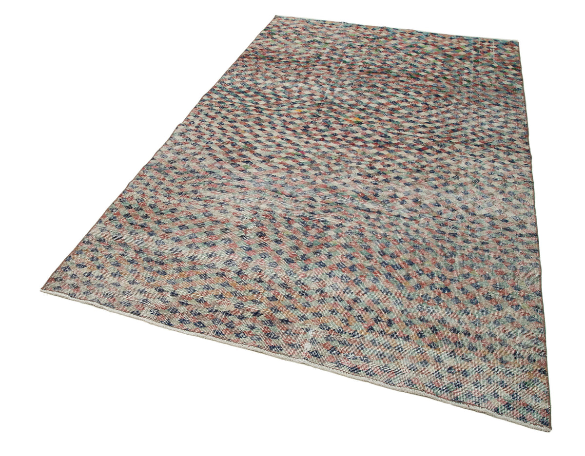 5x9 Multicolor Bohemian Rug  - 33269
