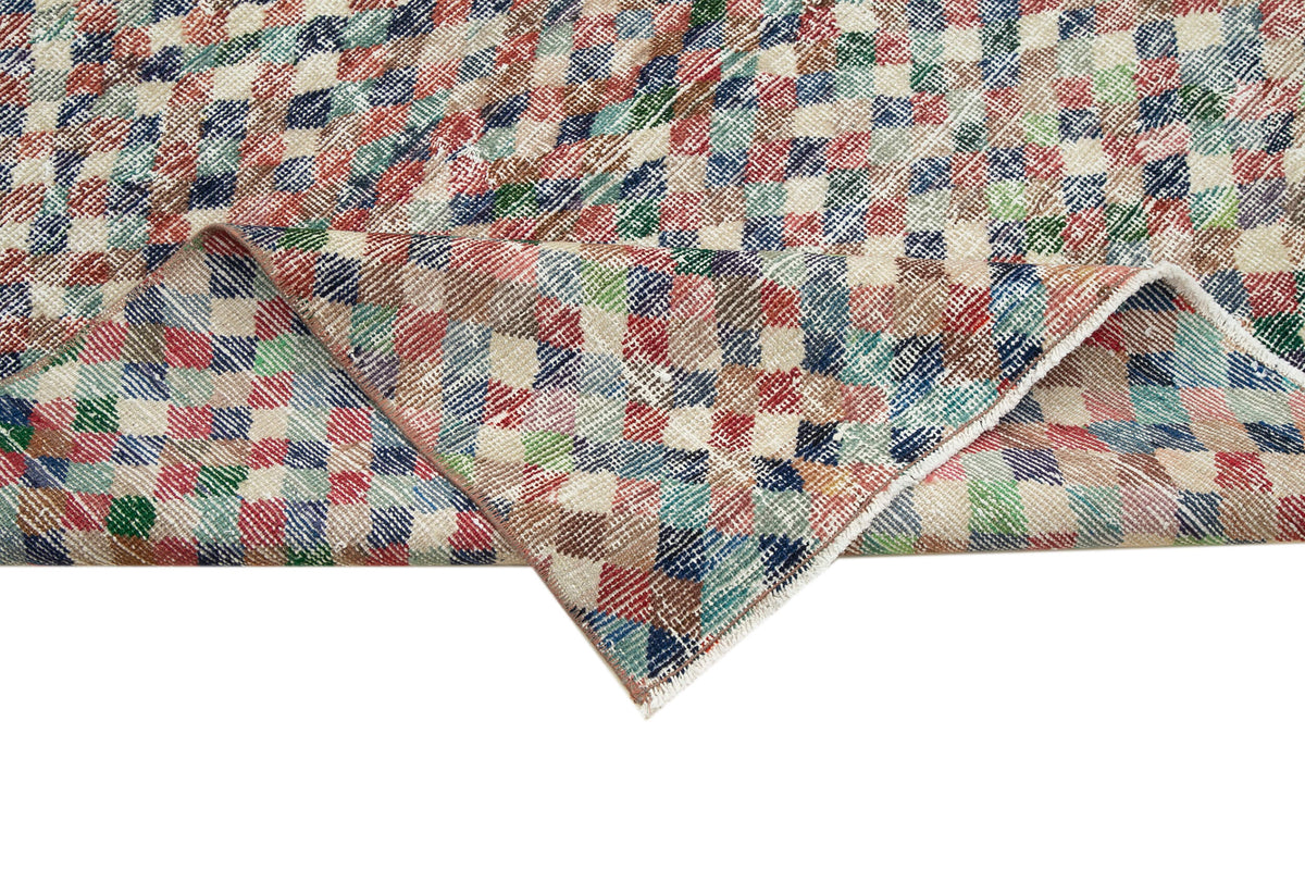 5x9 Multicolor Bohemian Rug  - 33269