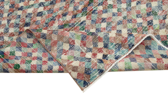 5x9 Multicolor Bohemian Rug  - 33269