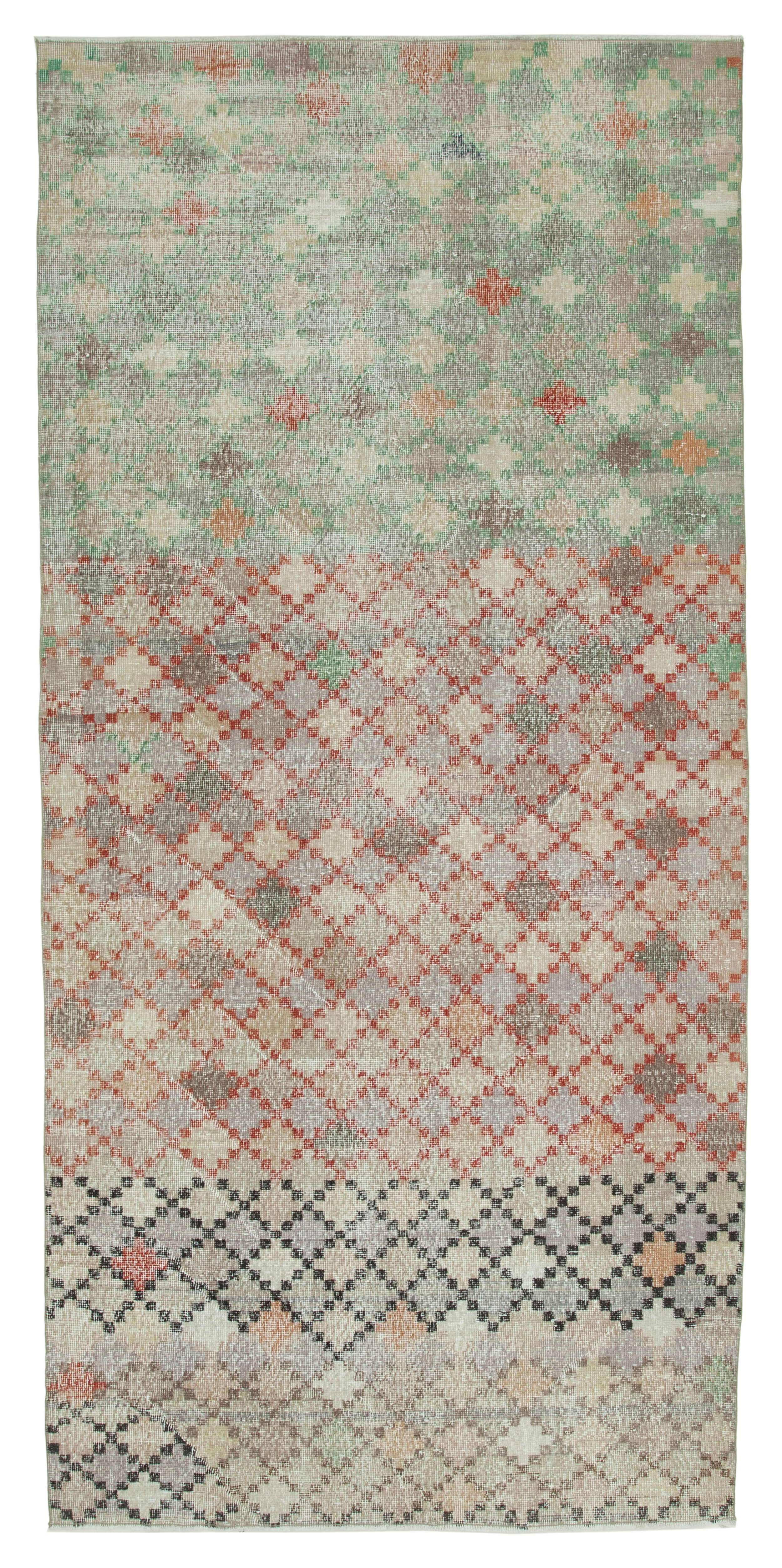 5x11 Beige Bohemian Rug  - 33272