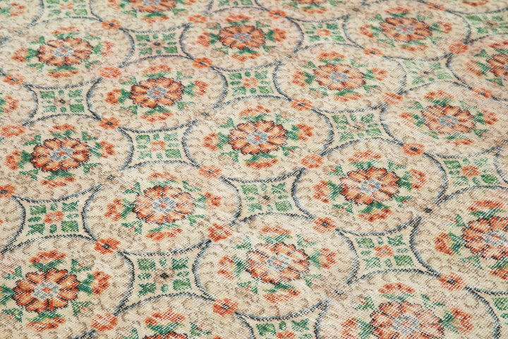 6x9 Beige Bohemian Rug  - 33273