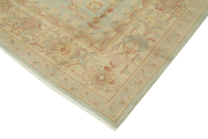 8x10 Green Oushak Rug - 33287