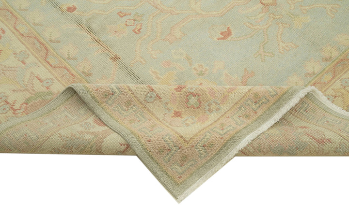 8x10 Green Oushak Rug - 33287