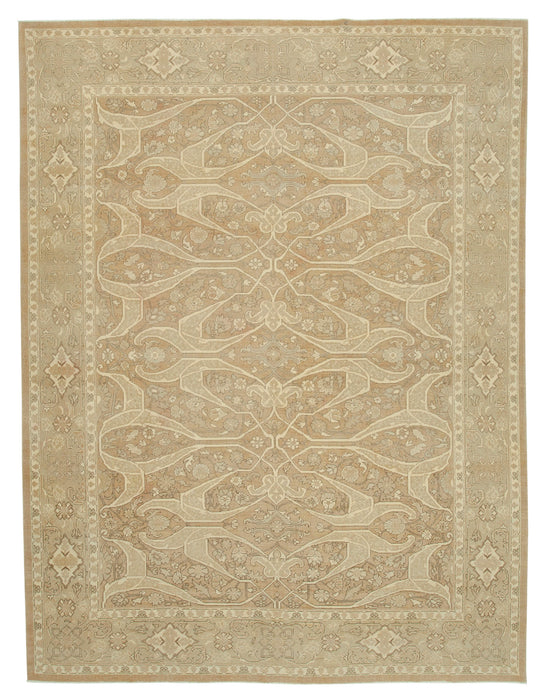 9x11 Brown Oushak Rug - 33290