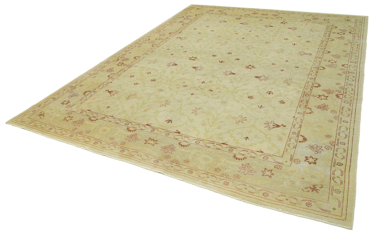 8x12 Beige Oushak Rug - 33296