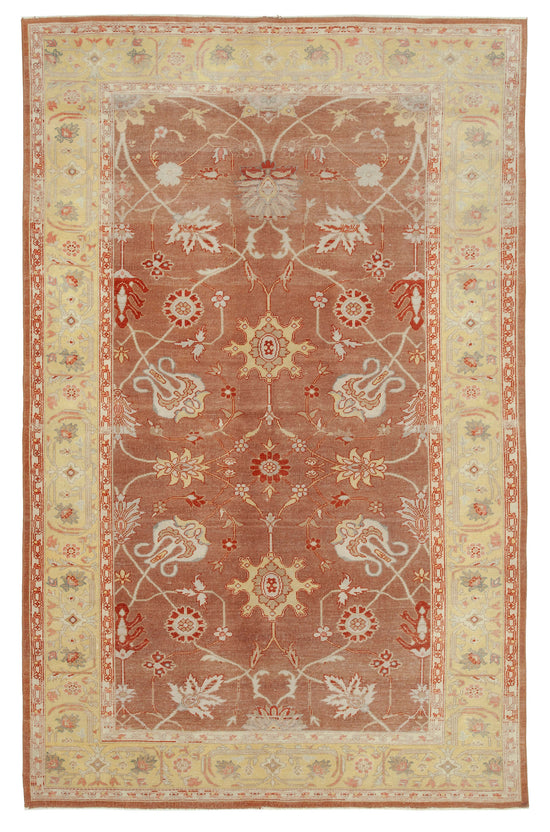 6x9 Red Oushak Rug - 33302