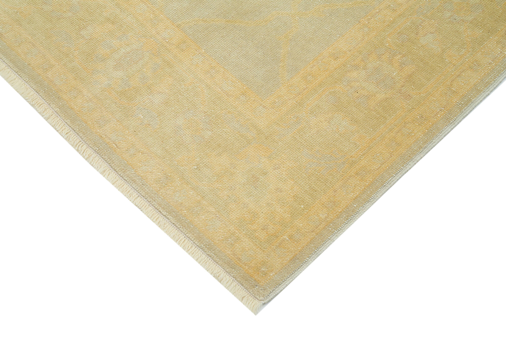 6x9 Yellow Oushak Rug - 33328