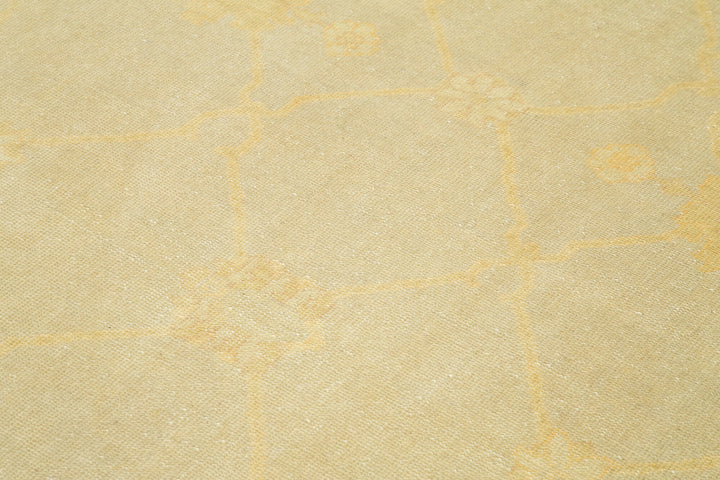 6x9 Yellow Oushak Rug - 33328