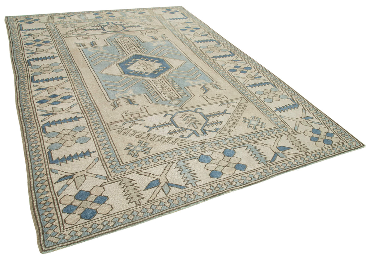 7x10 Hand-Knotted Anatolian Rug - 33341