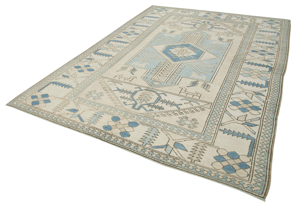 7x10 Hand-Knotted Anatolian Rug - 33341